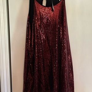 Red glittery tank top